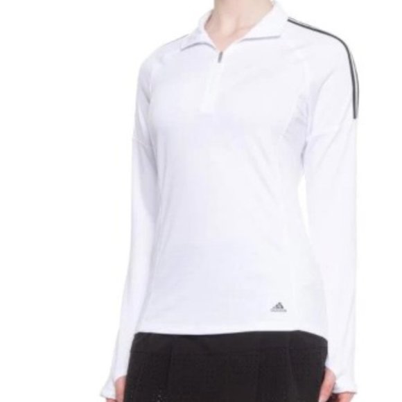 Women's Adidas Long Sleeve Golf 1/4 Zip - Picture 1 of 2